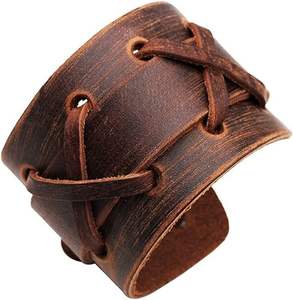 Power Hint Logo personnalisé Support de poignet de protection en cuir de gymnastique en gros Menottes Protège-poignet avec protège-poignet avec logo - Product Image 1