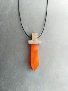 Vente chaude Articles De Mode Bois Résine Pendentif Collier Bohême À La Main En Bois Résine Pendentif Collier - Product Image 3