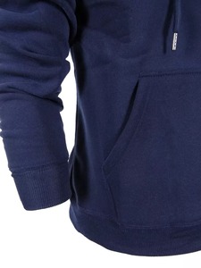 2024 ODM Unisex Long Sleeve Hoodie Hot Selling <b>100</b>% Cotton/<b>Polyester</b> Street Wear 3D Embroidered Logo for Men Plain Dyed Print - Product Image 6