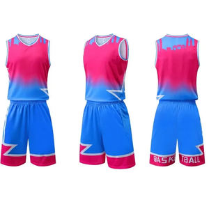 Ropa de baloncesto personalizada personalizable barata 100% poliéster reversible uniforme de baloncesto - Product Image 3