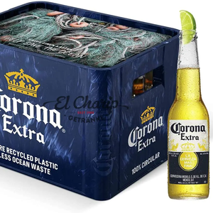Extra Premium para botellas de cerveza de barril Corona, paquete de 24 0.355 L International Lager, caja recargable, cerveza Lager - Product Image 1