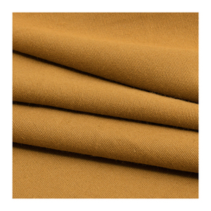 Vente en gros de tissu en toile 100% coton biologique Style sergé texturé teint uni lourd pour sacs tissu en toile de coton - Product Image 4