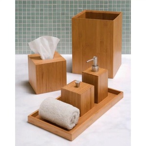 Ensemble de salle de bain en bois et en métal demandé Style magnifique Plus de pièces Décoration de salle de bain Ensemble de gros Prix bas en Inde - Product Image 3