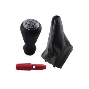 Ensemble pommeau de levier de vitesse et soufflet pour Peugeot 206 5 vitesses - Product Image 1