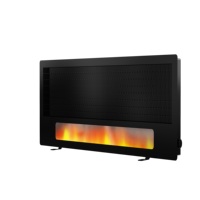 2100W cheminée sur pied chauffage électrique réaliste flamme graphène carbone élément chauffant