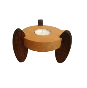 Candelabro de diseño único para cualquier mesa, soporte de vela de madera Vintage para la playa - Product Image 1