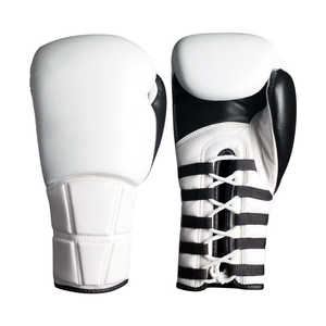 Fournisseur direct d'usine, gants de boxe pour adultes en cuir respirant, personnalisables, de haute qualité, vente en gros, couleur personnalisée, logo, fermeture à boucle - Product Image 4