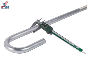 Custom J <b>Hook</b> Anchor <b>Bolt</b> M20 Electro Zinc Plated for Concrete Foundation - Product Image 5