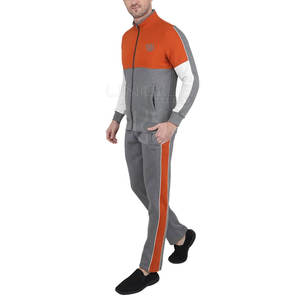 Ensemble de survêtements à fermeture éclair personnalisés pour hommes, nouveau design en coton, survêtements à fermeture éclair en vrac, prix de gros - Product Image 2
