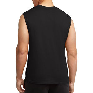 Camisetas de Tirantes para Hombre al por Mayor, Diseño Personalizado de Moda, Logotipo Personalizado, Verano, Lisas, Sexys, sin Mangas, 100% Algodón, Deportivas, 240g, Transpirables - Product Image 2