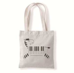 Logo personnalisé sac de musique de style artistique naturel sac en coton pour les étudiants en musique dernier style sacs fourre-tout en coton - Product Image 2