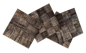 Ensemble de sous-verres en corne de buffle naturelle écologique, sous-verres durables faits à la main - Product Image 2