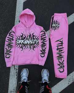 Sudadera con capucha con estampado DTG personalizada para hombre 100% algodón 480Gsm Crop Top poliéster Sudadera de felpa francesa de gran tamaño - Product Image 6