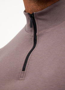 Custom <b>Men's</b> New Quarter <b>Zip</b> Pullover <b>Sweatshirt</b> Cotton Fleece Embroidered Logo Cotton Blended <b>Half</b> Zipper Top for <b>Men</b> - Product Image 6