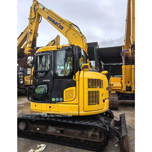 Mini-excavatrice d'occasion Komatsu PC70 7 T Moteur d'origine japonais Pompe Yanmar Roulement Moteur Engrenage Garantie 1 an - Product Image 1