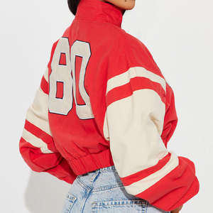 Chaquetas Varsity Personalizadas para Hombre, Estilo Casual, con Cuello Alto, Chaqueta de Béisbol Masculina de Primera Calidad, Disponible en Diferentes Colores - Product Image 3