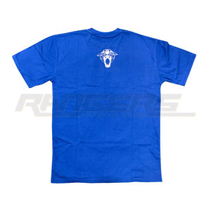 Conception personnalisée OEM T-shirts imprimés pour hommes Coupe ample Trendy Casual Sports Fashion Blue Tees Stock Vente en gros - Product Image 2