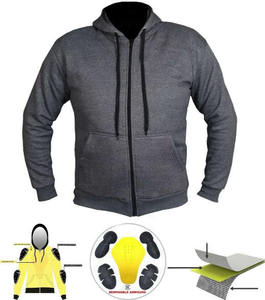 Sweat à capuche de moto de qualité supérieure, imperméable, coupe-vent, en polaire, certifié CE, pour les motards de rue, vêtements de sport de course blindés - Product Image 6