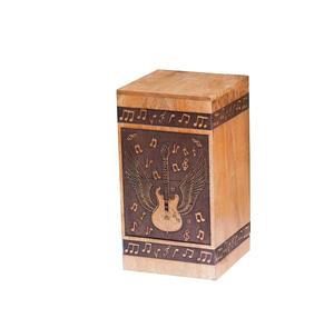 Urne de crémation en bois personnalisée pour boîte à cendres pour urne à cendres humaines pour maman et papa - Product Image 1