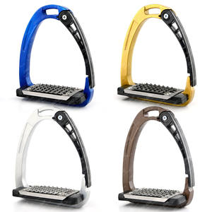 Étriers de sécurité de vente chaude pour l'équitation dégagement rapide pour la protection légère de cheville en aluminium d'anti-traînée de cavalier - Product Image 2