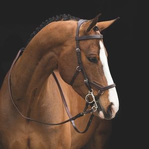 Micklem compétition bride cheval Snaffle cuir bride conception personnalisée prix bon marché vente en gros cheval Snaffle cuir bride - Product Image 5
