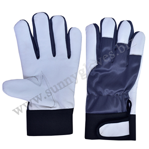 Gran oferta, venta al por mayor, guantes de seguridad/guantes de trabajo para conductores/guantes de montaje hechos de cuero de grano de vaca - Product Image 5