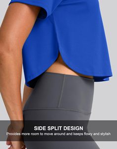 Women Workout <b>Crop</b> <b>Top</b> Breathable Seamless Polyester Spandex Fabric Stretch Regular Fit Half Sleeve Crew Neck 140g Front Yoga - Product Image 6