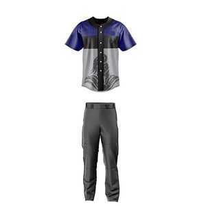 Top Nouveaux Vente en Gros Directe Fabriqué en Usine Divers Uniformes de Baseball Entièrement Sublimation Ensembles Uniformes de Baseball Uni Jersey - Product Image 6