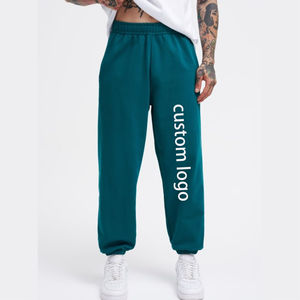 Tenue de sport en polaire et poids lourd pour homme, baggy, jogging, pantalon de survêtement imprimé avec logo personnalisé pour homme, pantalon de survêtement grande taille - Product Image 1