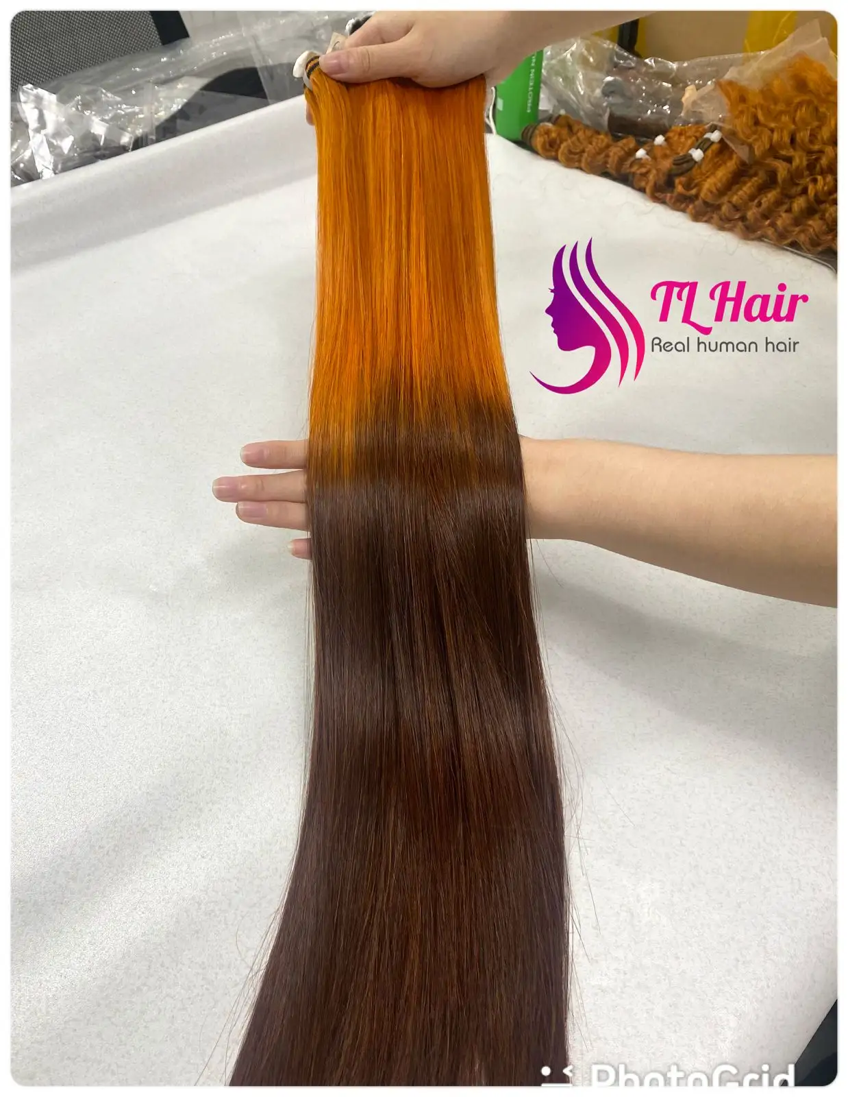 Super Double Drawn Vietnamese Virgin Human Hair, Bone Straight Vietnam Human Hair Extension, Bundle Raw by TL company