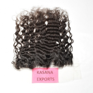 Extensions de cheveux naturels indiens non traités 13*4 HD Frontal Cuticule Aligned Natural Color pour femmes, perruques en cheveux humains noirs bruts, prix bas - Product Image 3