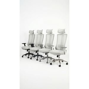 Chaise de bureau ergonomique 2026 avec dossier en maille et appui-tête, accoudoirs réglables pour l'exportation en gros - Product Image 5