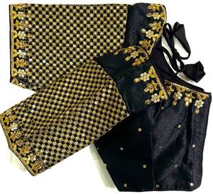 Hermosa Blusa con hilo y trabajo de secuencia pesada, trabajo de Zari y trabajo manual - Product Image 1