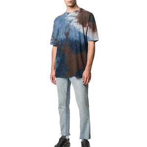 เสื้อยืดผู้ชายพิมพ์ลายซับลิเมชันเสื้อยืดคอกลมผ้าคอตตอนขนาดใหญ่พิเศษแห้งเร็วสำหรับฤดูร้อน2024 - Product Image 5