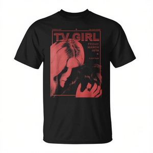 T-shirt photographique TV Girl French Exit, T-shirt promotionnel d'art français - Product Image 2