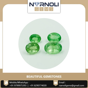 Exportateur indien de pierres précieuses en vrac 100 % naturelles en fluorite ovale facettée, non traitées, colorées, vente en gros - Product Image 2