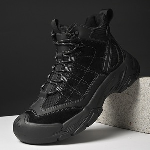 Botas de Trabajo para Hombre, Antideslizantes, Tallas Grandes, Calzado Deportivo Informal para Exteriores, Resistente al Desgaste, para Senderismo y Trekking - Product Image 3