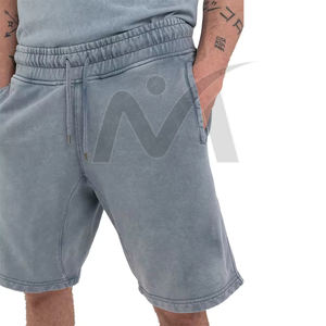 Pantalones cortos Cargo lavados con ácido para hombre con estilo, cómodos, antiarrugas, Vintage, patrón sólido, tela transpirable, ropa de verano, talla 6XL - Product Image 6