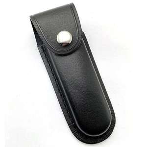 Funda de cuero puro hecha a mano personalizada Funda de cuero portátil de alta calidad para cuchillos plegables - Product Image 2