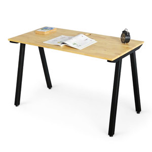 Escritorio Moderno para Juegos de Computadora Portátil de 120x60cm, de Madera de Caucho, para Oficina en Casa y Sala de Estar - Product Image 1