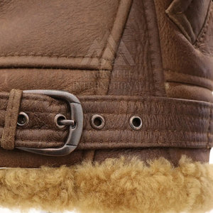 Wholesale Custom Size Leather <b>Fur</b> <b>Jacket</b> Outdoor Use Leather <b>Fur</b> <b>Jacket</b> Customized <b>Men</b> Leather <b>Fur</b> <b>Jacket</b> - Product Image 5