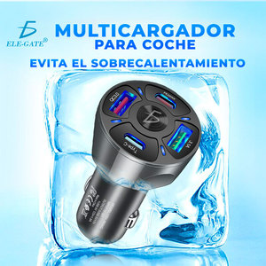 Caricatore Multiuso 4 in 1 per Auto QC3.0 PD 20W USB3.1A Type-C 12-24V Accendisigari - Product Image 2