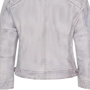 Chaqueta de Cuero Genuino de Alta Calidad 2026 para Hombre, Nueva Chaqueta de Cuero de Borrego Lisa y Moderna para Hombre, Servicio OEM - Product Image 5