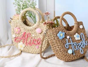 Sac de plage personnalisé avec fleur, sac de plage personnalisé - Product Image 4