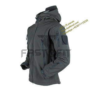 Jaket-Chaqueta de seguridad para hombre, cortavientos personalizado de carcasa suave, impermeable, para construcción - Product Image 2