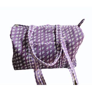 Bolsa de Lona de Algodón Estampada a Mano - Bolsa de Viaje Grande para Gimnasio, Fitness y Yoga - Product Image 1