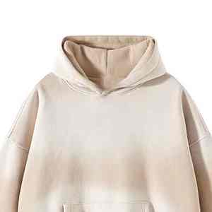 Custom Screen Printed Embroidery <b>Lined</b> Front Heavyweight Acid Wash Full Zipper <b>Mens</b> Stylish Drop Shoulder Long <b>Fleece</b> <b>Hoodie</b> - Product Image 5