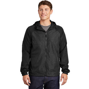 เสื้อฮู้ดซิปผู้ชายแบบพับได้ ลดราคาพิเศษ เสื้อแจ็คเก็ตฮู้ดกีฬา เสื้อแจ็คเก็ตกันลม เสื้อแจ็คเก็ตไนลอน เสื้อแจ็คเก็ตแทร็ค มีเชือกผูก - Product Image 1