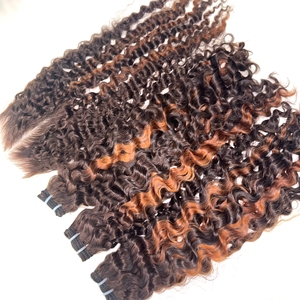 Extensiones de cabello de color rizado birmano, cabello humano vietnamita, superventas en nuestra fábrica - Product Image 3