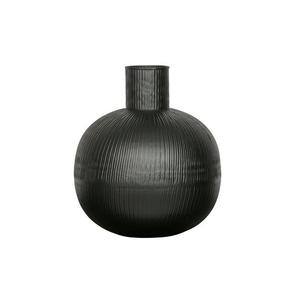 Modern Design Metal Flower <b>Vase</b> <b>Black</b> Finished <b>Small</b> Size for Home and Wedding Table Top Decoration Handmade Metal <b>Vase</b> - Product Image 1